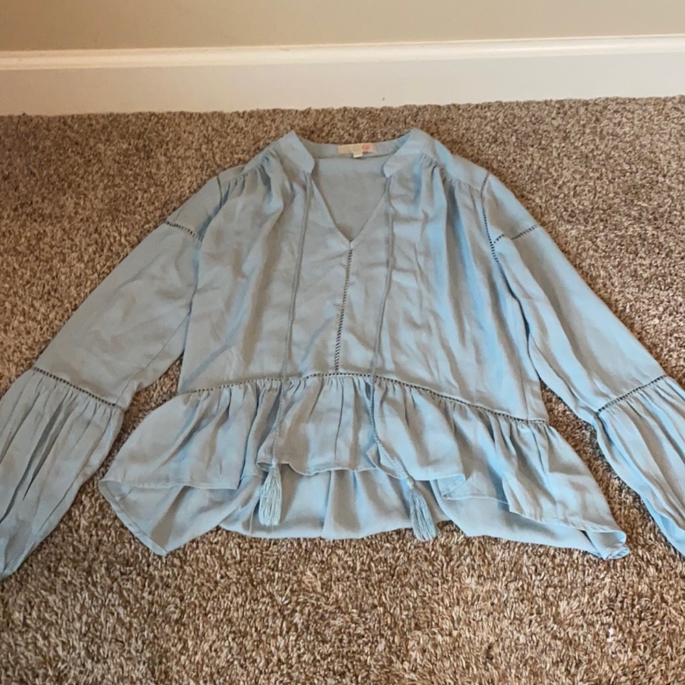 Flowy BG Tassel Top